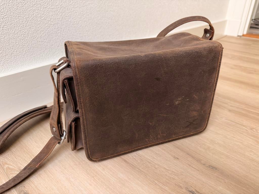 Leren cameratas Fujifilm - Vintage look - Zeldzaam, Audio, Tv en Foto, Fotografie | Fototassen, Ophalen of Verzenden, Gebruikt