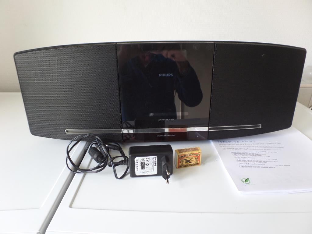 Micromuzieksysteem, PHILIPS, MCM233/12, incompleet-(#8872), Ophalen of Verzenden, Gebruikt, Overige typen, Met cd-speler