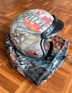 Unieke Rude Riders Helm , maat L, Ophalen of Verzenden, Tweedehands, Jethelm, Overige merken