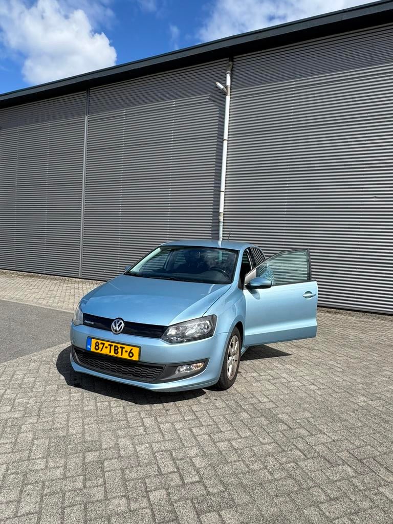 Volkswagen Polo 1.2 TDI 55KW BM 2012 Blauw met carplay, Auto's, Voorwielaandrijving, 74 pk, 1199 cc, Origineel Nederlands