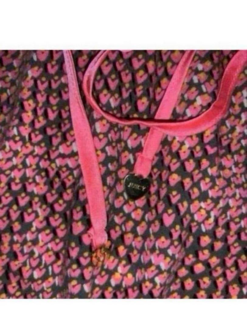 Juicy Couture Nachtjurk Maat M - Roze met Hartjes, Ophalen of Verzenden, Roze, Nachtkleding