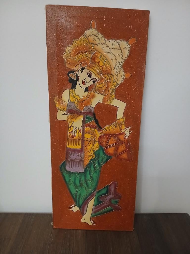 Bali  danseres schilderij, Ophalen