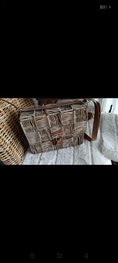 Rattan Riviera Maison tas, Huis en Inrichting, Ophalen of Verzenden