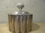 Verzilverd doosje met deksel theedoos of juwelendoos, Antiek en Kunst, Ophalen of Verzenden