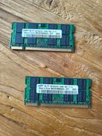 4GB DDR2 Laptop Geheugen (2x2GB) Samsung PC2-6400, Computers en Software, RAM geheugen, Gebruikt, Ophalen of Verzenden, DDR2, Laptop