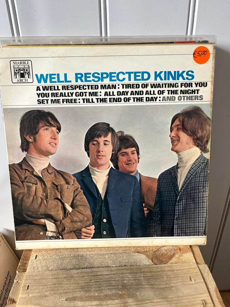 The Kinks. Wel respected Kinks, Cd's en Dvd's, Vinyl | Pop, Ophalen of Verzenden, Zo goed als nieuw, 12 inch