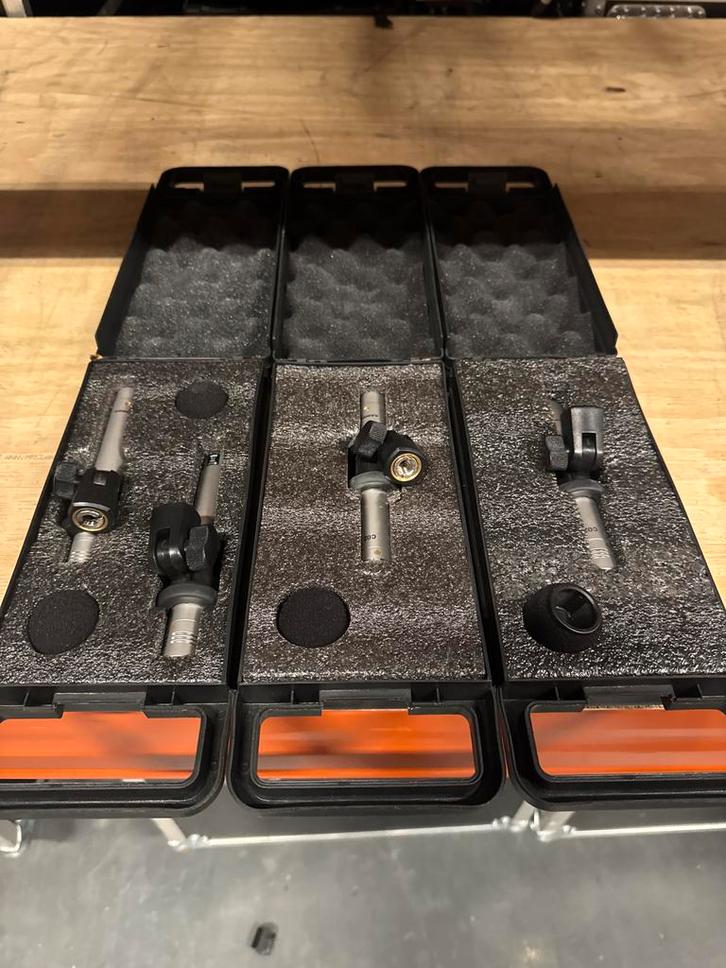 Samson C02 Overhead Microfoons (4 stuks) met Koffer, Muziek en Instrumenten, Microfoons, Gebruikt, Instrumentmicrofoon, Ophalen of Verzenden