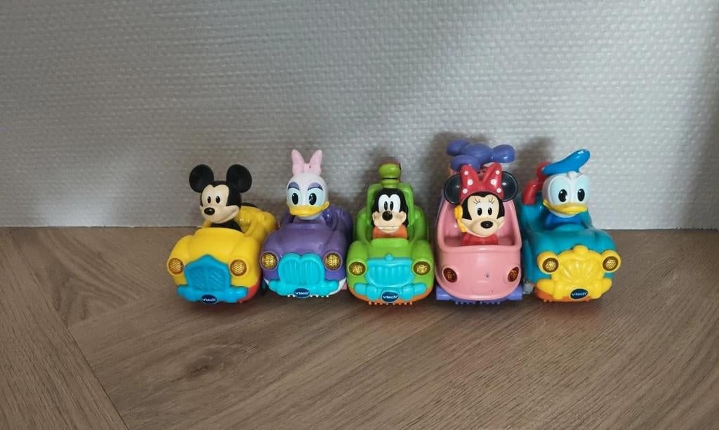 VTech Disney Toet Toet Auto's - Mickey Minnie Donald Goof, Ophalen of Verzenden
