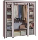 Roze stoffen kledingkast, opvouwbaar, Huis en Inrichting, Kasten | Kledingkasten, Ophalen