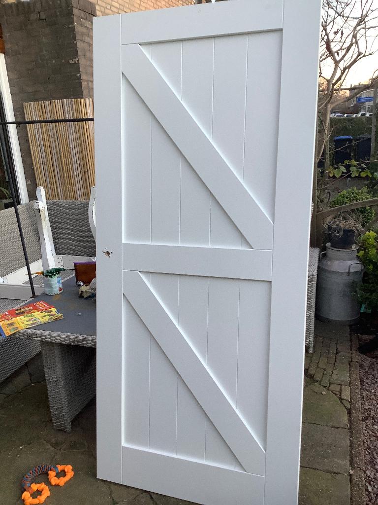 Binnendeur, Doe-het-zelf en Verbouw, Ophalen, 80 tot 100 cm, Binnendeur, Zo goed als nieuw