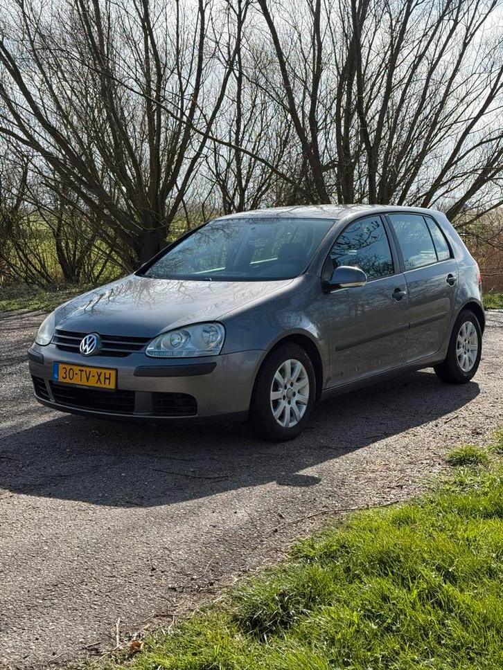 Leuke Volkswagen Golf 2.0 FSI uit 2007 metallic zilver/grijs, Auto's, Volkswagen, Particulier, Golf, Cruise Control, Metallic lak