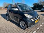 Smart ForTwo 1.0 52KW Cabrio AUT 2007*st bekr*airco*, Automaat, Achterwielaandrijving, Zwart, 755 kg