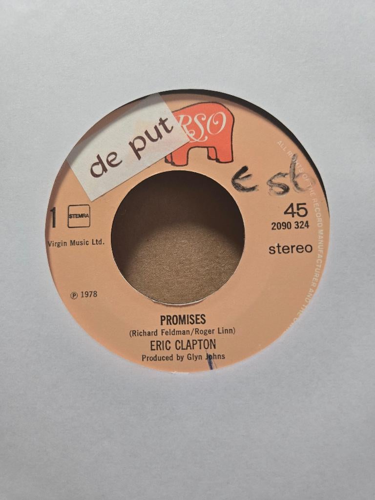 Eric Clapton - Promises, Cd's en Dvd's, Vinyl Singles, Gebruikt, 7 inch, Single, Ophalen of Verzenden