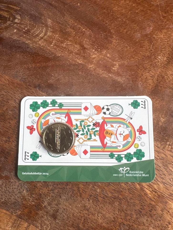 Geluksdubbeltje 2024 - Koninklijke Nederlandse Munt, Postzegels en Munten, Munten | Nederland, Losse munt, 10 cent, Koningin Beatrix