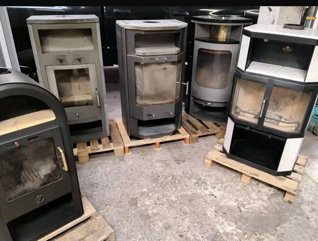 Houtkachel 8KW haard Topstaat Speksteen Keramiek, Minder dan 3 m³, Ophalen of Verzenden