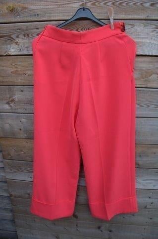 Broek koraal Elisabetti Franchi mt 46(IT) EU40 Vaste prijs A, Maat 38/40 (M), Zo goed als nieuw, Lang, Rood