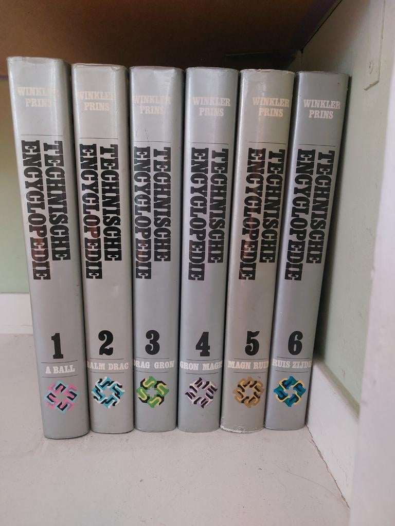 Winkler prins technische encyclopedie.  6 delen. 1976, Boeken, Encyclopedieën, Ophalen, Complete serie, Zo goed als nieuw, Overige onderwerpen