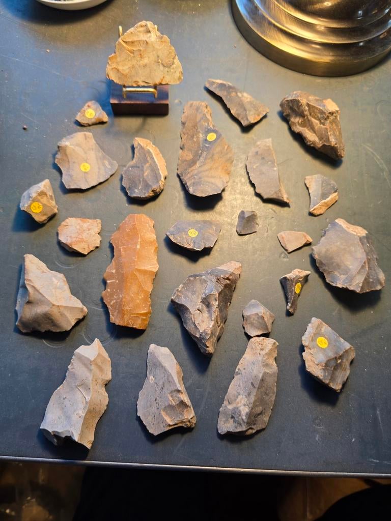 Vuursteen werktuigen vuistbijlen groep, Ophalen of Verzenden