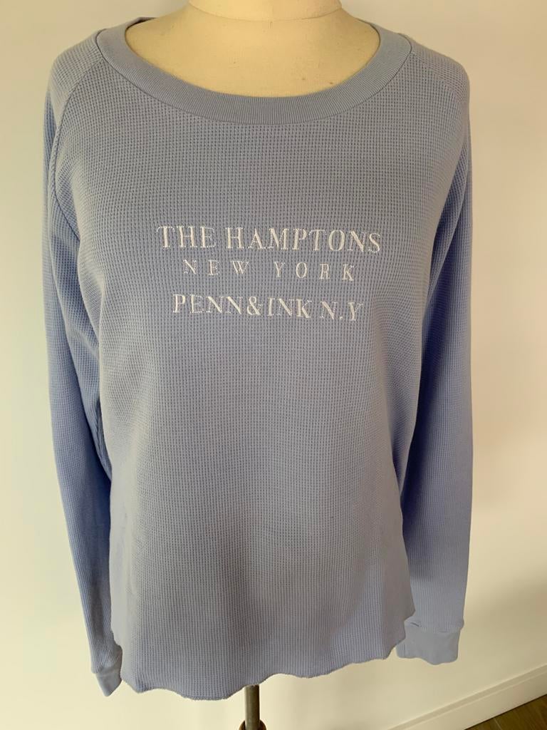 Penn & ink sweater mt S, Kleding | Dames, Truien en Vesten, Ophalen of Verzenden, Zo goed als nieuw, Maat 38/40 (M), Blauw