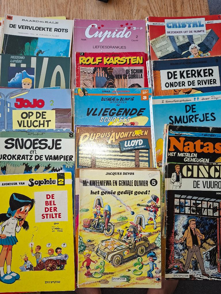 Verzameling partij 50x diverse Dupuis strips ook los te koop, Boeken, Stripboeken, Meerdere stripboeken, Ophalen of Verzenden