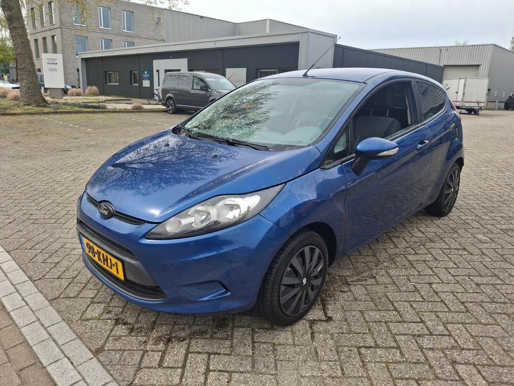 Ford Fiësta 1.25 44KW 3DR 2009 Blauw, Stof, 4 cilinders, Blauw, Origineel Nederlands