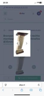 Bronzen uithouder met rechte montageflens 35 mm, Ophalen of Verzenden, Nieuw, Motor en Techniek, Motorboot