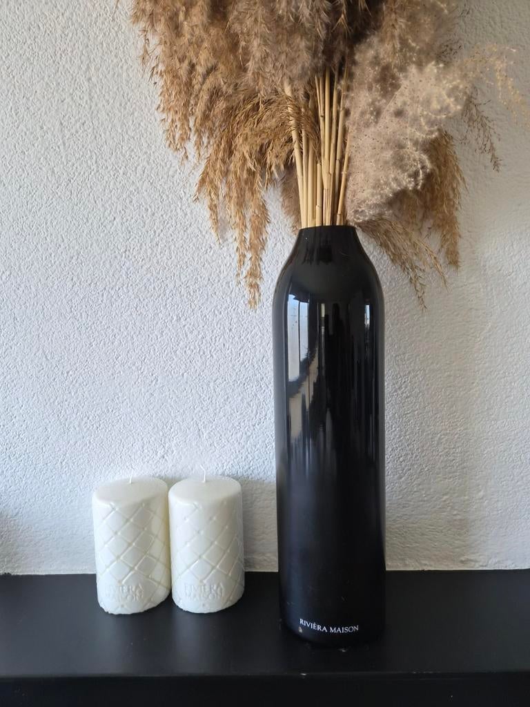 Riviera Maison vaas bella tola, Overige kleuren, Ophalen of Verzenden, Minder dan 50 cm, Glas