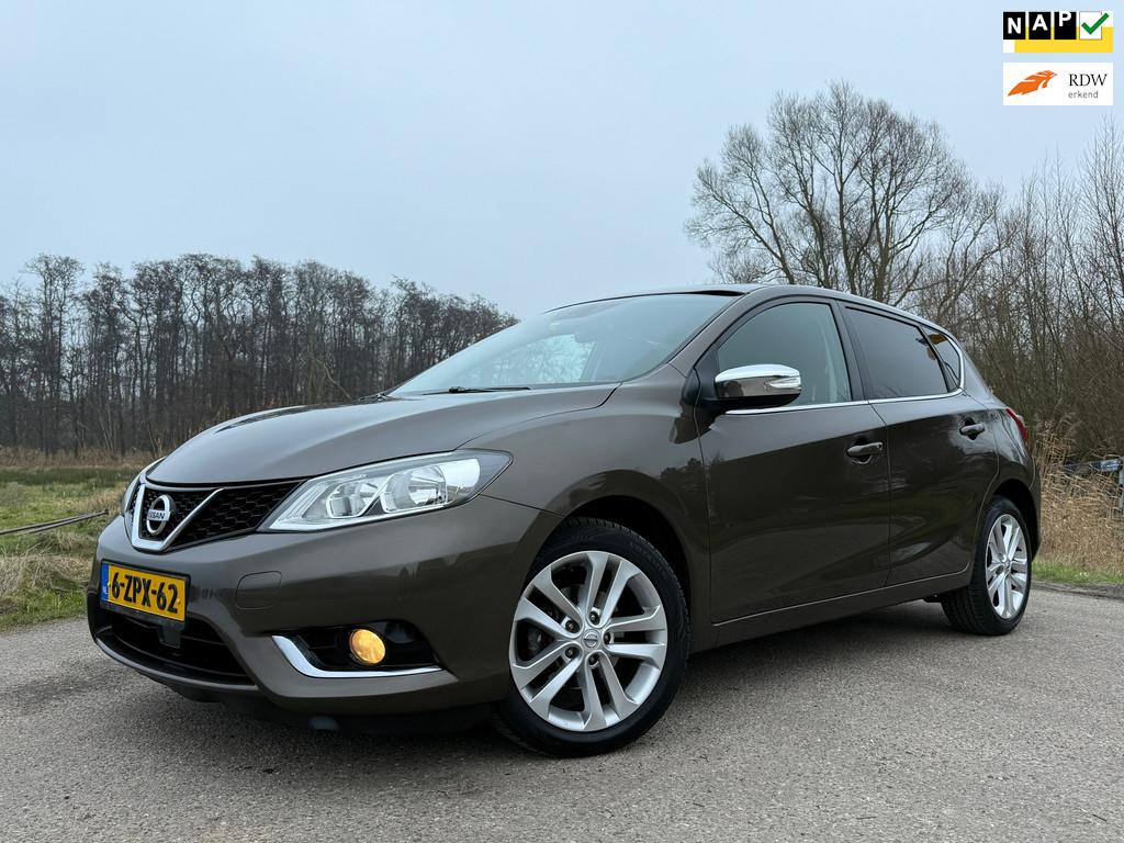 Nissan Pulsar 1.2 DIG-T Connect Edition Camera Navi Key-Less, Auto's, Nissan, Voorwielaandrijving, Euro 5, Stof, Gebruikt