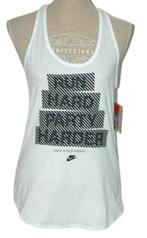 Nieuwe Nike, Dri Fit Run Hard Party Harder, Mt. M, Maat 38/40 (M), Verzenden, Wit, Nike