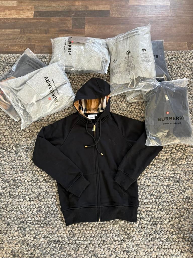 Partij Burberry vesten doorverkoop 7 stuks, Ophalen, Zo goed als nieuw, Maat 46 (S) of kleiner, Zwart