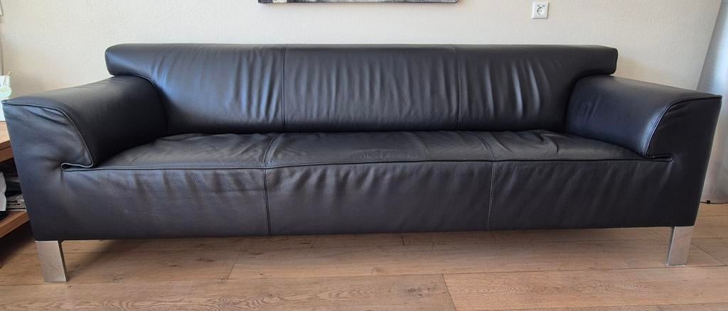 Gratis af te halen: Pode Edit 3,5 zits bank, Huis en Inrichting, Banken | Bankstellen, Ophalen, Gebruikt, 200 tot 250 cm, Leer