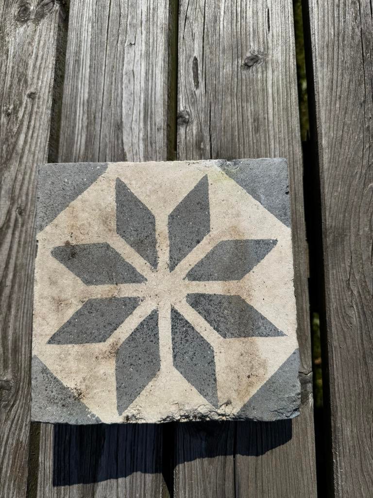 Oude Antieke Vloertegels, Antiek en Kunst, Ophalen of Verzenden