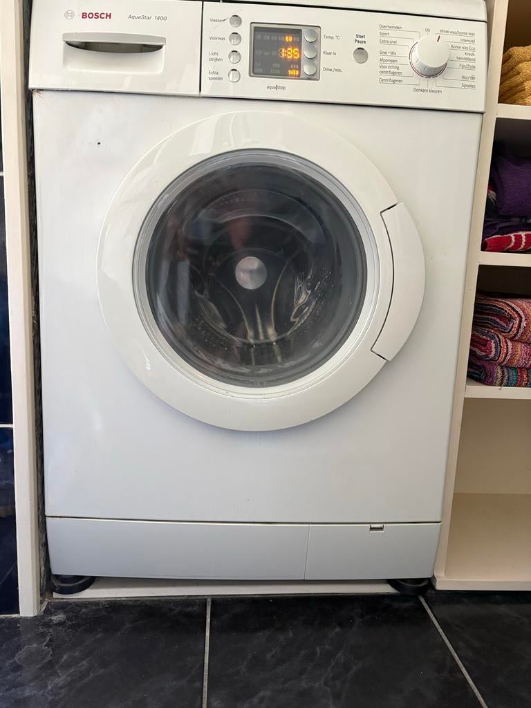 Bosch AquaStar 1400 Wasmachine - Goede Staat, Witgoed en Apparatuur, Wasmachines, Gebruikt, Voorlader, 6 tot 8 kg, 85 tot 90 cm