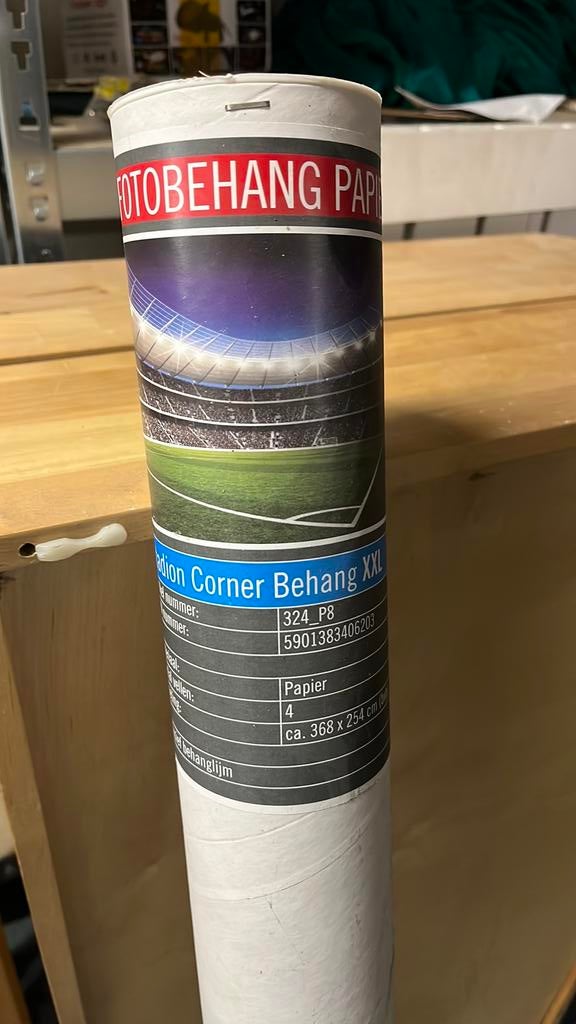 Fotobehang, Ophalen, Minder dan 10 m², Voetbal