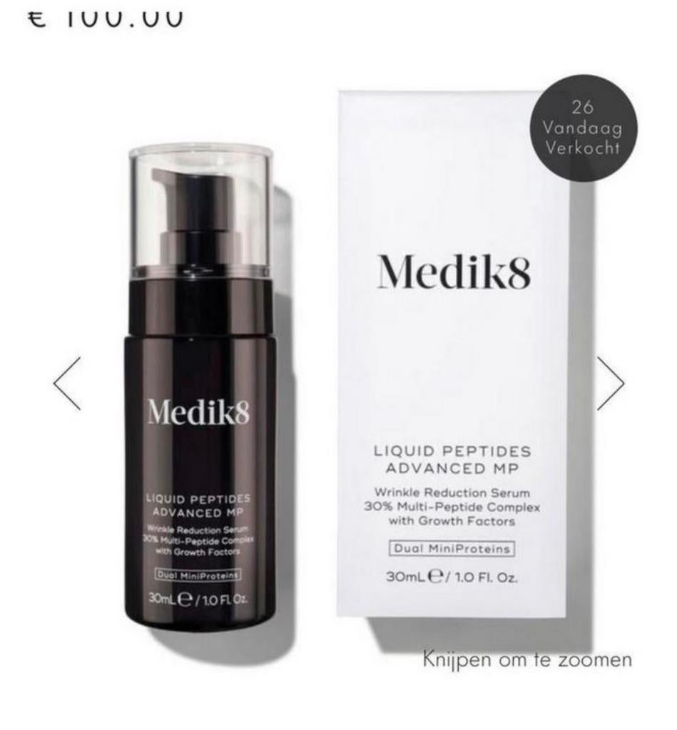 Liquid Peptides Advanced MP 30ml, Ophalen of Verzenden, Nieuw, Gehele gezicht, Verzorging