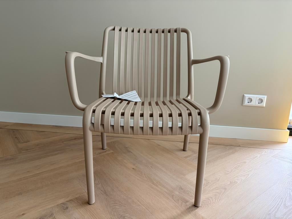 Tuinstoel - karwei - fauteuil -beige -1 tot 4 stuks - nieuw!, Ophalen, Nieuw, Kunststof