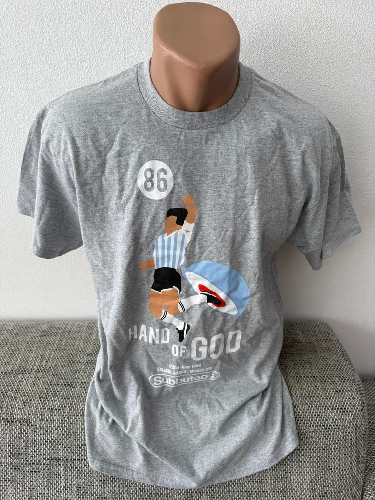 Diego Armando Maradona WK 1986 NIEUW voetbalshirt Subbuteo, Ophalen of Verzenden, Nieuw, Maat 48/50 (M), Grijs