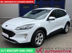 Ford Kuga 2.5 PHEV 225 PK l 1e eigenaar l 65 km elektrisch, Stof, Gebruikt, 4 cilinders, Wit