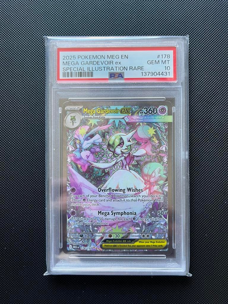Mega Gardevoir EX 178/132 PSA 10, Ophalen of Verzenden, Nieuw