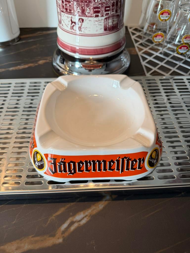 Jagermeister asbak, Verzamelen, Biermerken, Ophalen of Verzenden, Zo goed als nieuw, Overige typen, Overige merken