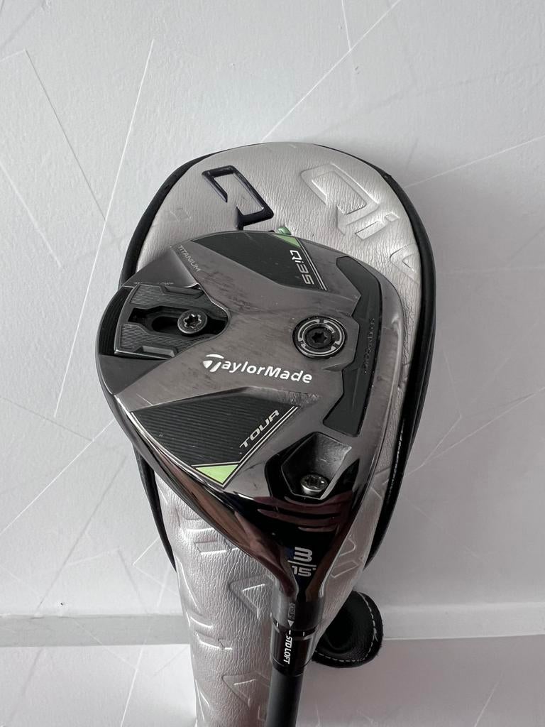 TaylorMade Qi35 Tour Houten 3, Stiff, Ophalen of Verzenden, Zo goed als nieuw, Club