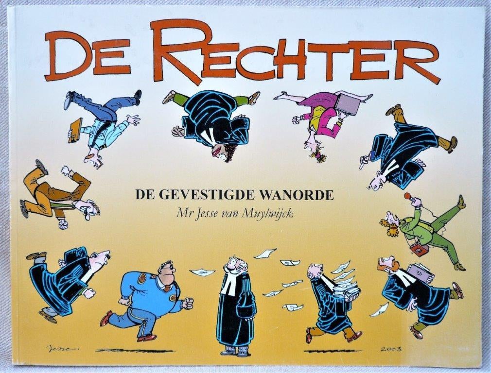 De Rechter 8 gevestigde wanorde Jesse v Muylwijck promotie., Boeken, Jesse van Muylwijck, Eén stripboek, Ophalen of Verzenden