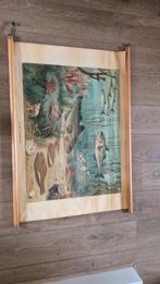 Vintage schoolplaat 'In de Noordzee' - Natuur & Biologie, Ophalen of Verzenden