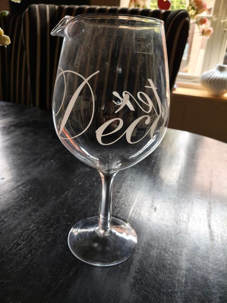 Gusta Décanter - Stijlvolle Glazen Karaf, Verzamelen, Ophalen, Zo goed als nieuw, Overige typen