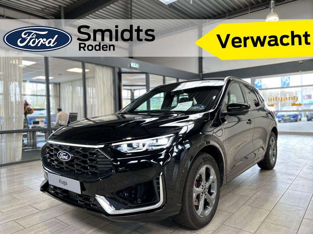 Ford Kuga 2.5 PHEV 243 pk ST-Line X I AGR stoelen I Adapt Cr, Gebruikt, Zwart, Zwart, Bedrijf