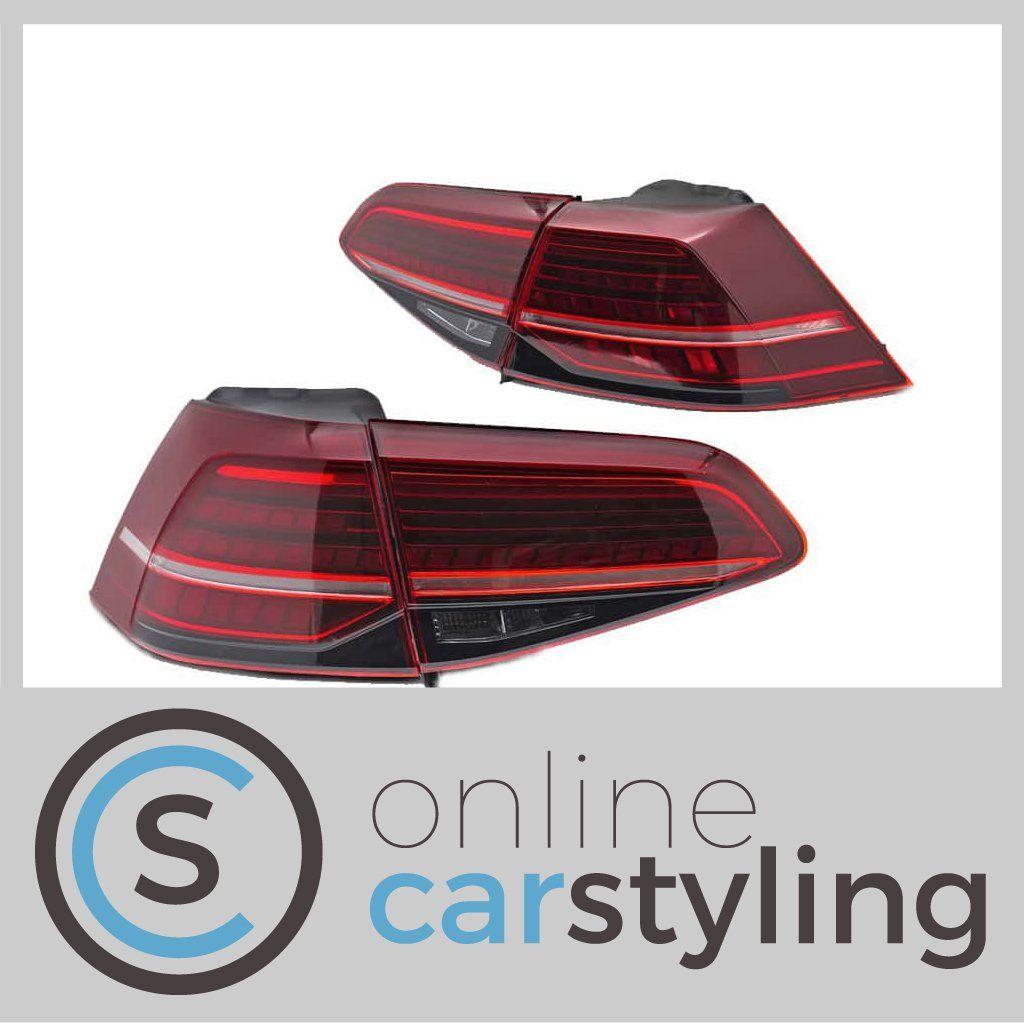 LED Achterlichten VW Golf VII Rood Smoke Dynamic LED, Auto-onderdelen, Verlichting, -, Volkswagen, -, Nieuw