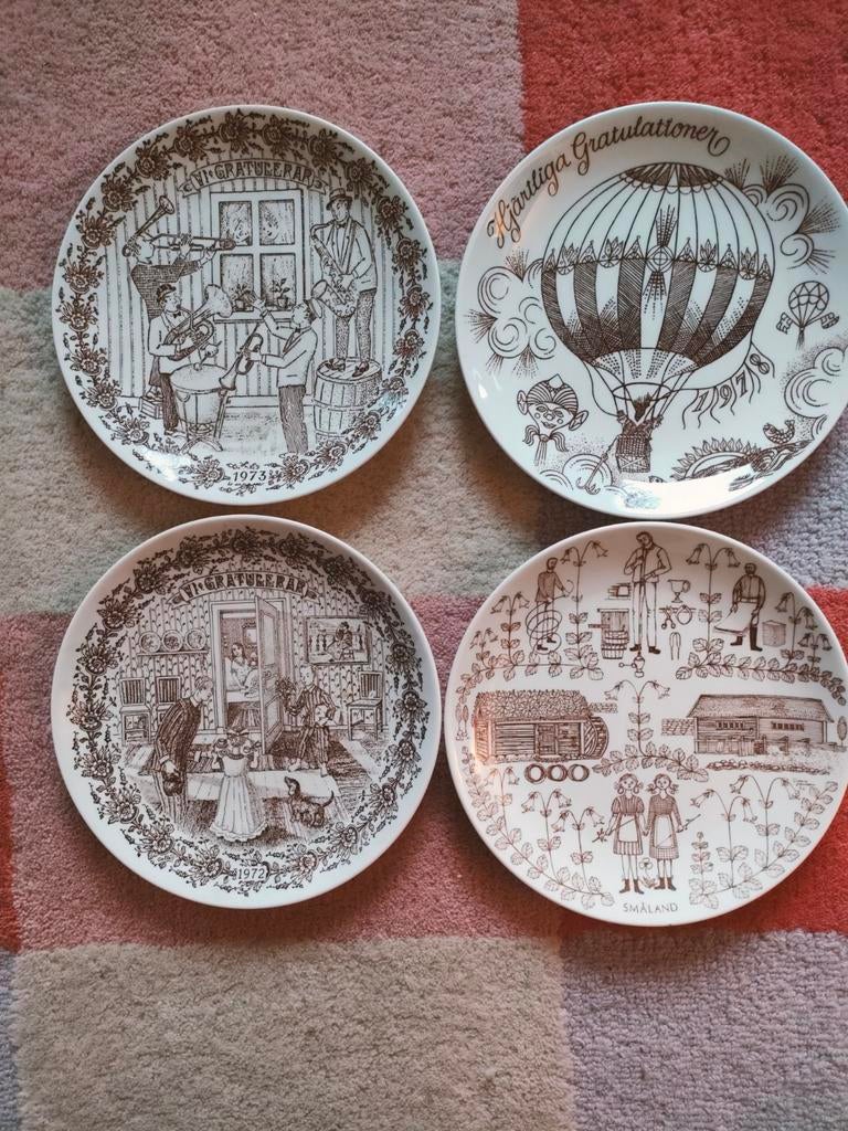 Gustavsberg borden. Sweden. Vintage, Antiek en Kunst, Ophalen of Verzenden