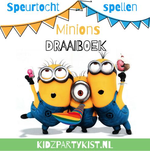 Minions kinderfeestje draaiboek, speurtocht en spelletjes, Ophalen, Nieuw