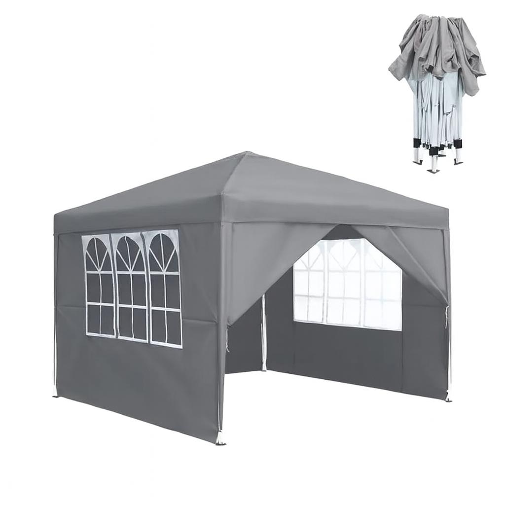 Partytent 3x3m - met zijwanden - meerdere kleuren, Tuin en Terras, Partytenten, Ophalen of Verzenden, Minder dan 5 meter