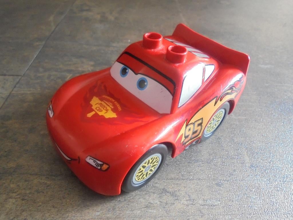 Lego Duplo Cars Figure Lightning McQueen (zie foto's), Ophalen of Verzenden, Gebruikt, Losse stenen, Duplo